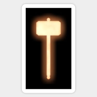 Spiritual Weapon (Orange Hammer) Magnet